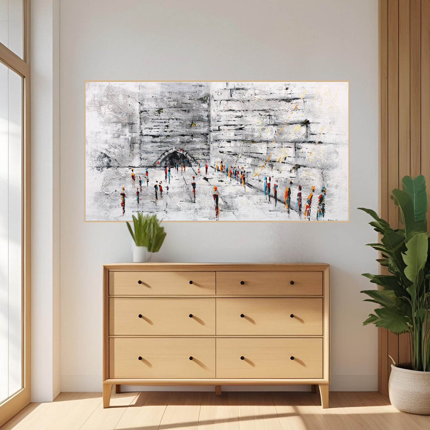 תפילה בכותל - צבעוני תפילה בכותל - צבעוני