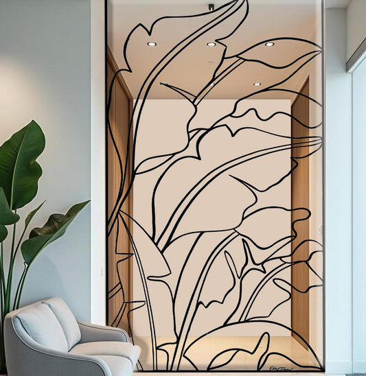 מחיצת עלי בננה מחיצת עלי בננה