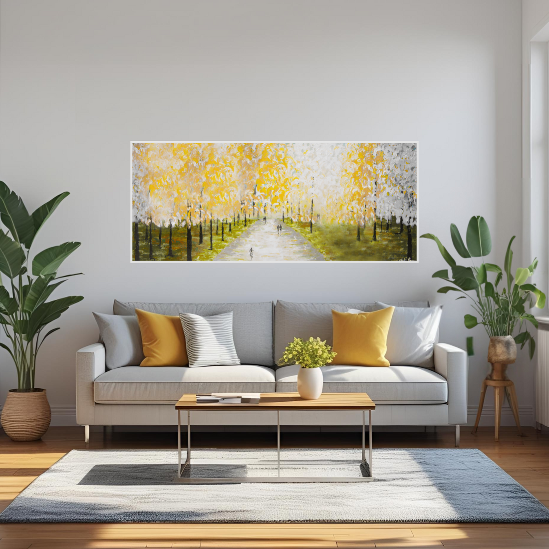 פריט אמנות שמוסיף עומק ואופי לסלון