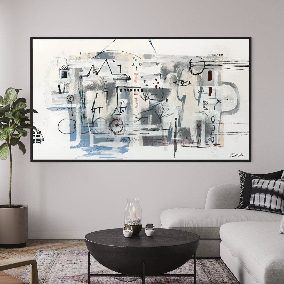 המדריך לציורים גדולים – איך למלא קיר ריק בצורה מושלמת