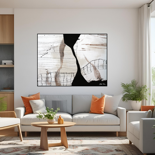 פריט אמנותי שמאיר את הסלון מחדש