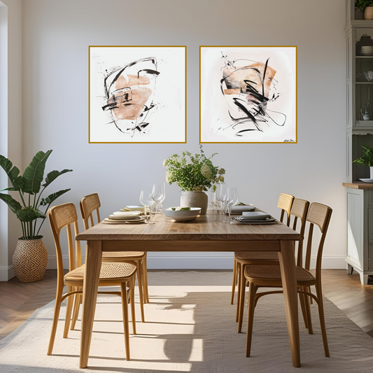 פינת האוכל כגלריה קטנה – יצירות שמוסיפות טעם ואווירה