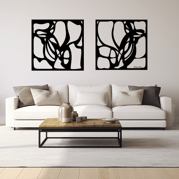 ברק של מתכת – יצירות שמוסיפות עוצמה ועומק לקירות