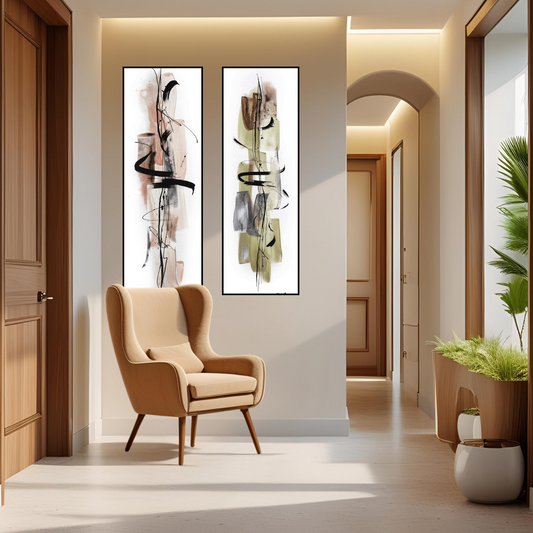 איך להפוך מסדרון רגיל לגלריה ביתית