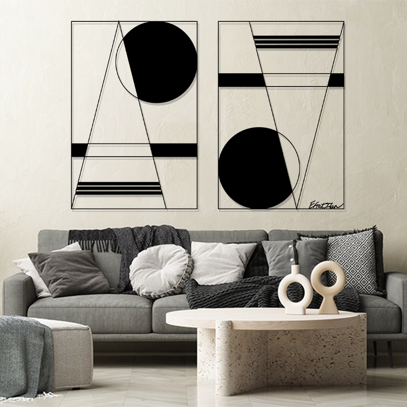 שילוב מדויק בין אמנות לריהוט – הסוד לעיצוב סלון הרמוני