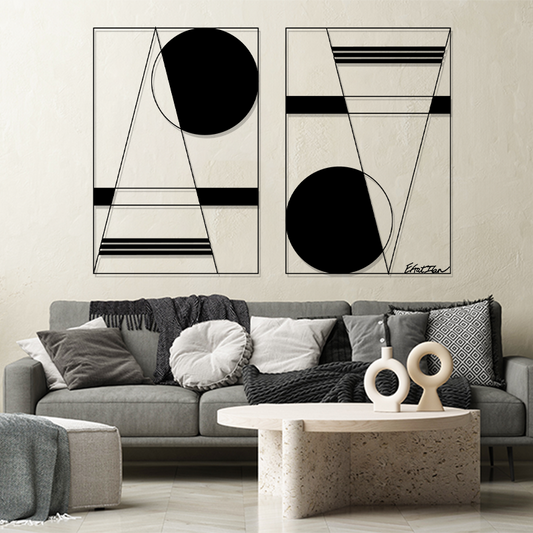 שילוב מדויק בין אמנות לריהוט – הסוד לעיצוב סלון הרמוני