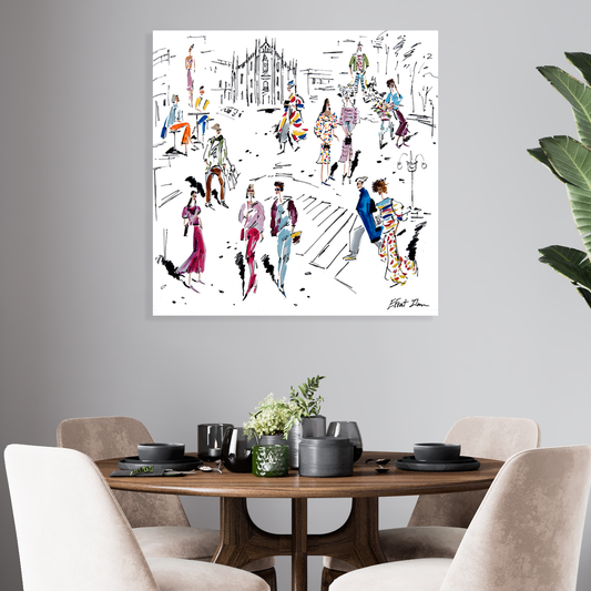 שילוב צבעים נכון בעיצוב סלון – איך אמנות משנה את התחושה