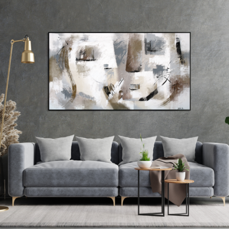 אמנות שקטה שמאזנת כל חלל