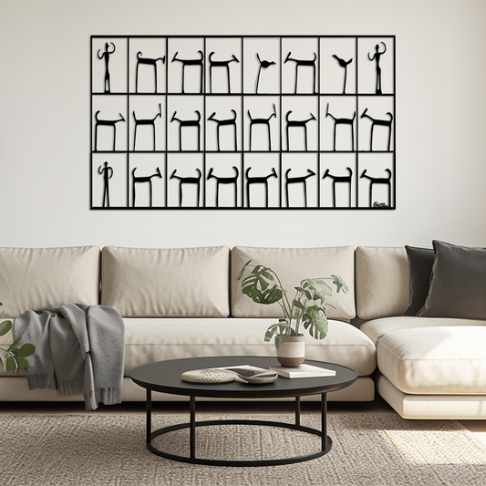 אפריקה בריבועים - לרוחב