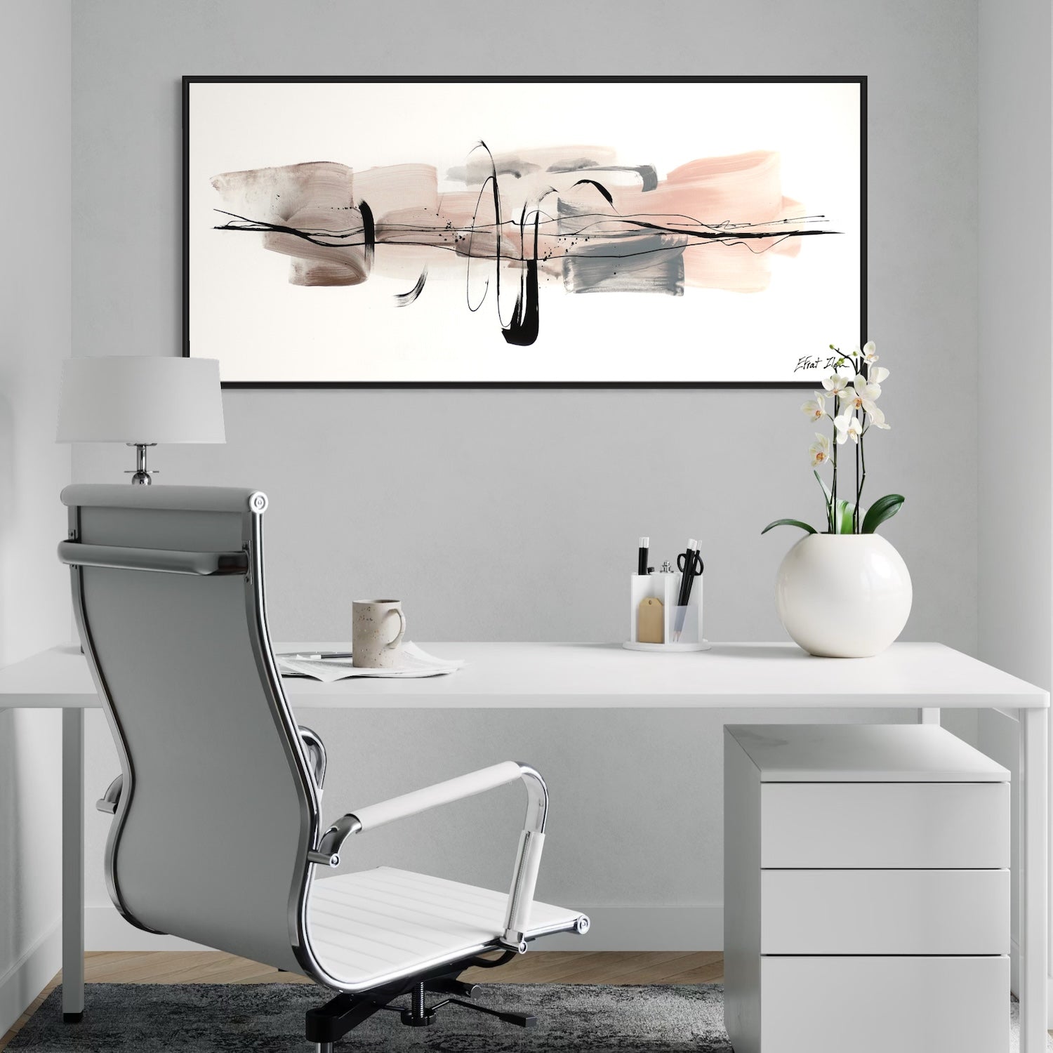 ריקוד יפני ורוד - לרוחב