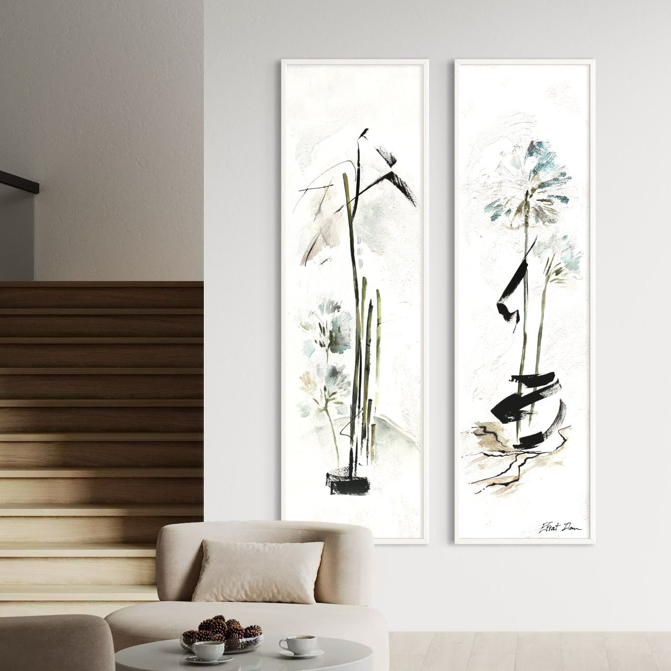 פרחים יפניים - זוג