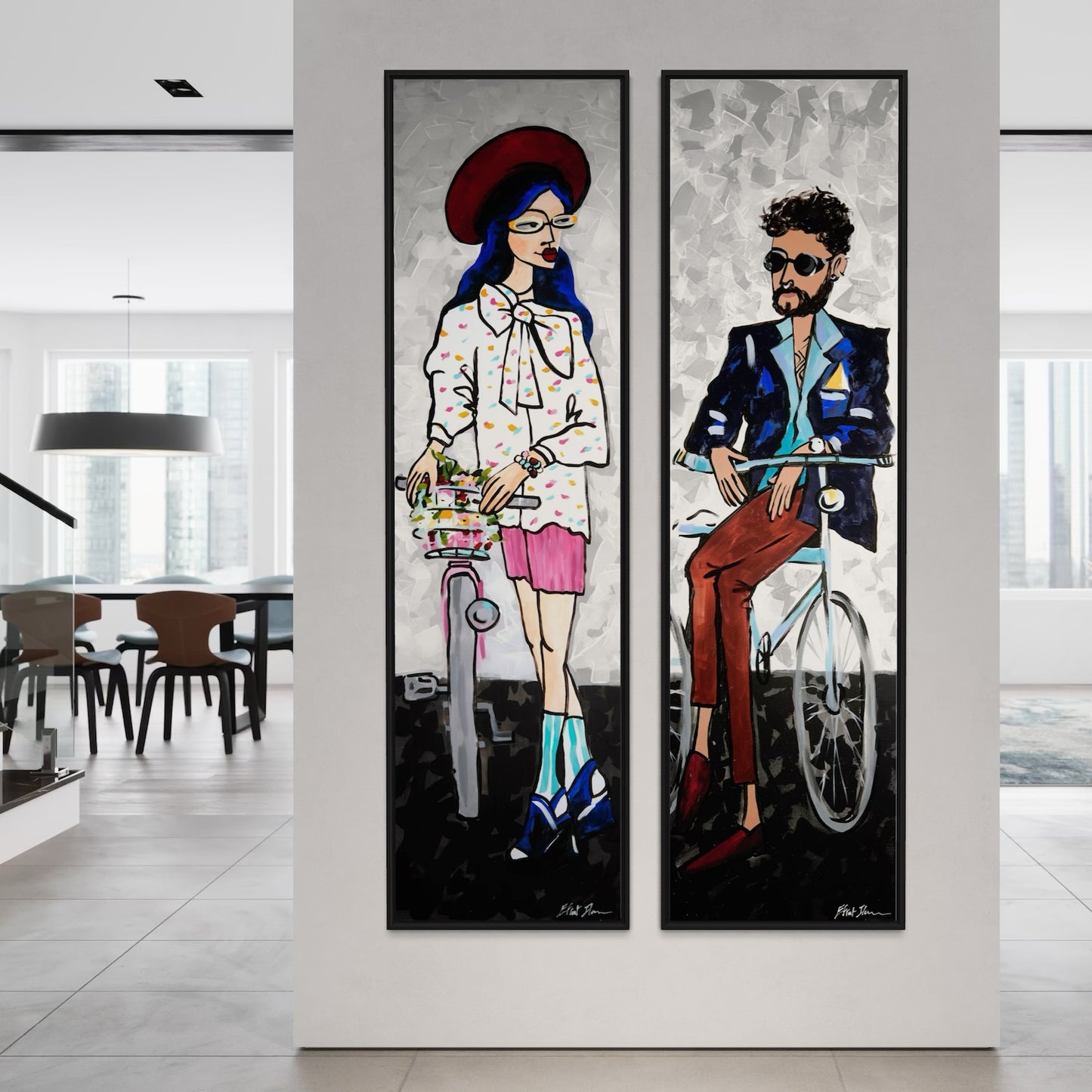 טיול אופניים זוג