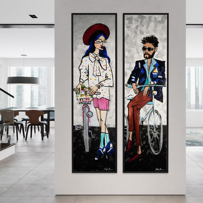 טיול אופניים זוג