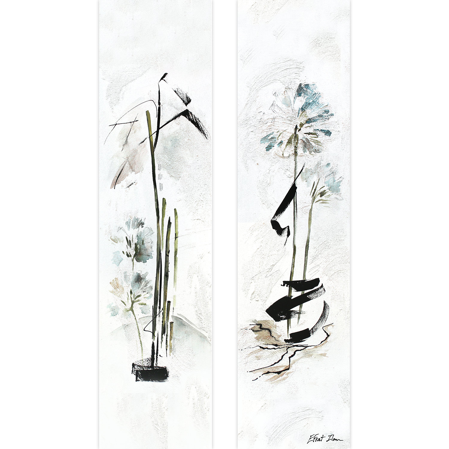 פרחים יפניים - זוג