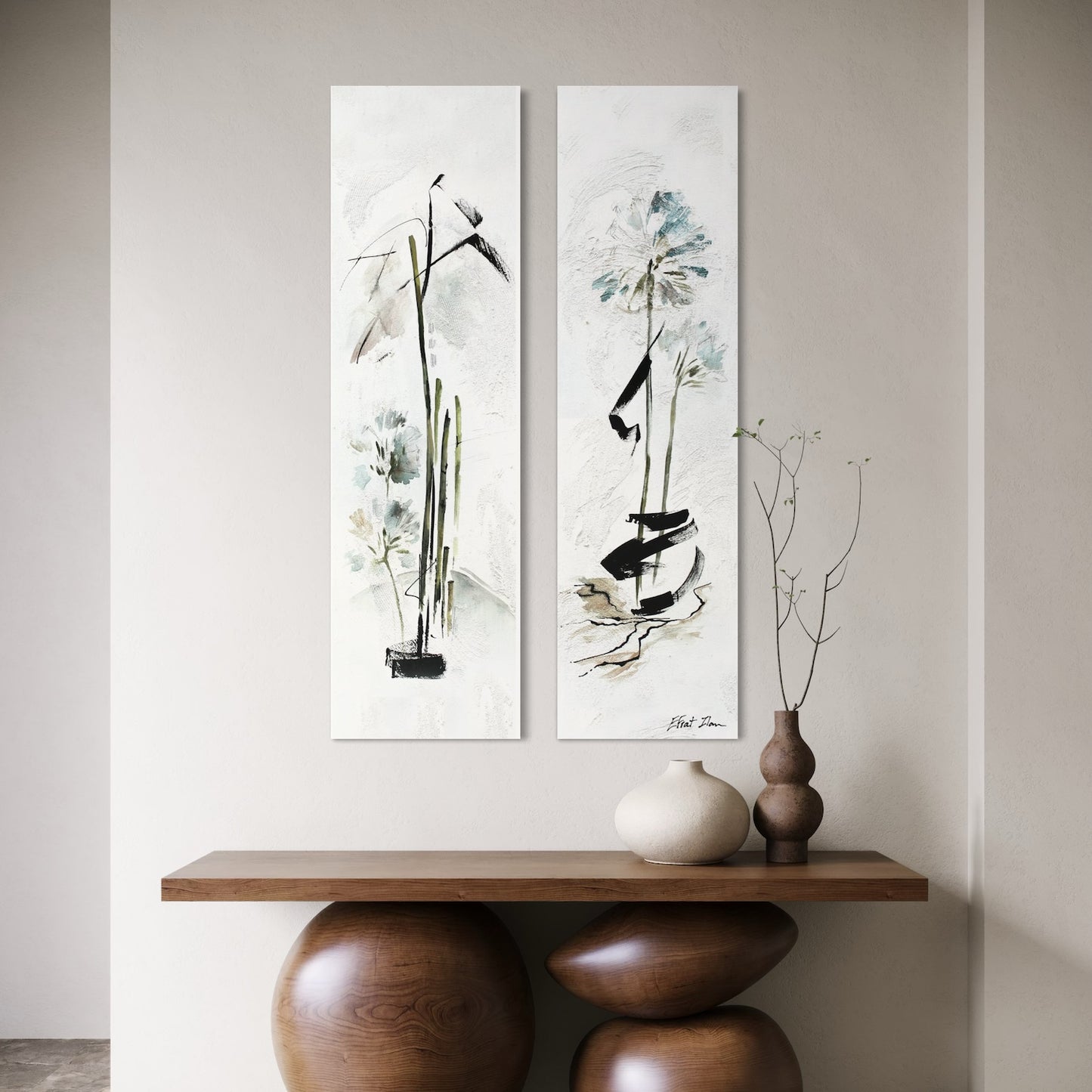 פרחים יפניים - זוג