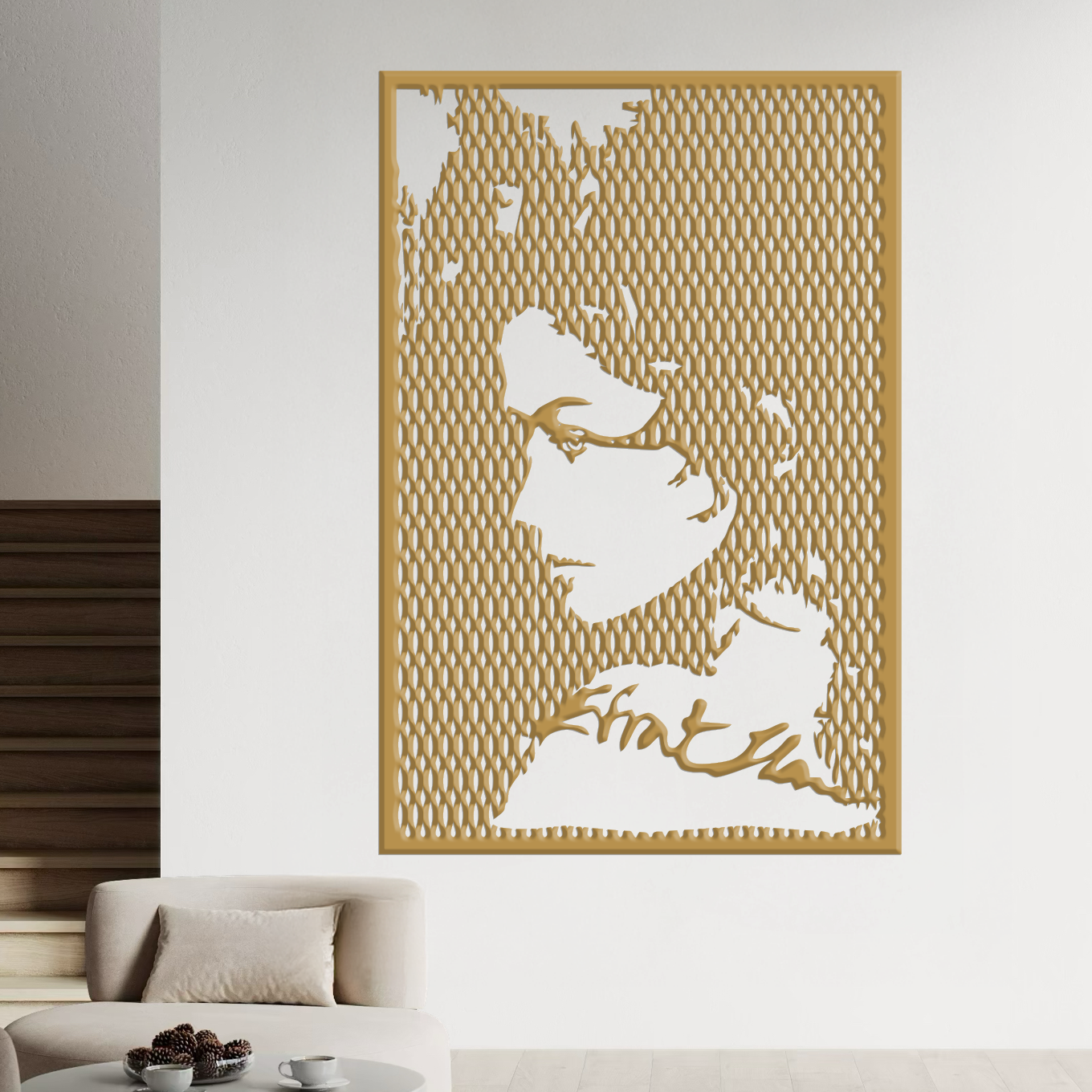 משרביית אישה לגובה - זהב