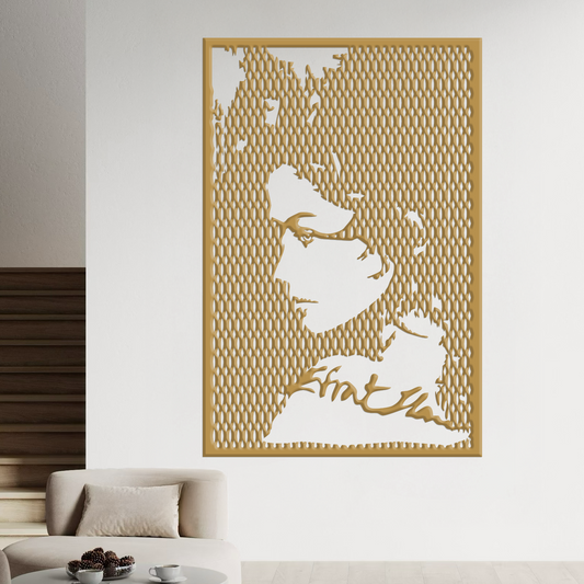 משרביית אישה לגובה - זהב