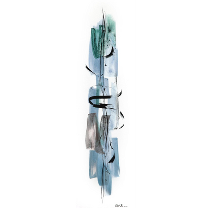 ריקוד יפני כחול - לגובה