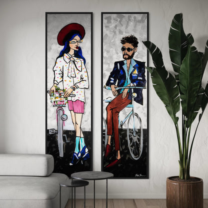 טיול אופניים זוג