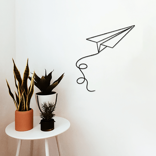 עיצוב מתכת – מטוס נייר